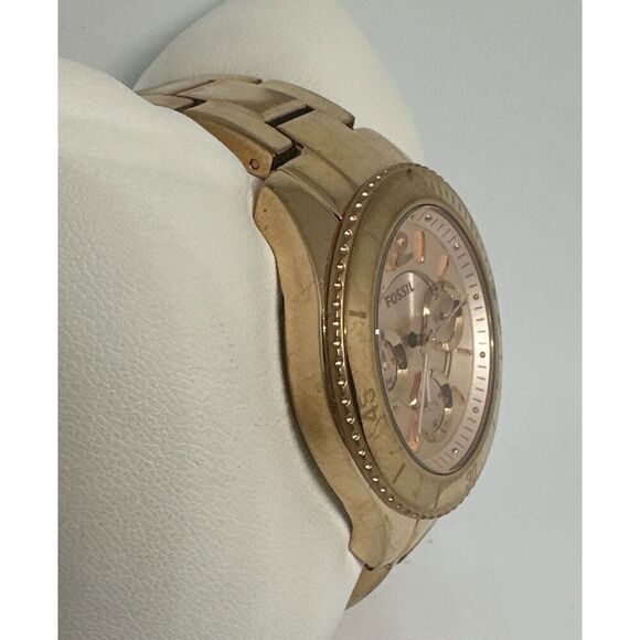 Fossil Stella ES3815 Women's Gold Stainless Steel Analog Dial Quartz Watch HME24 - Picture 4 of 11